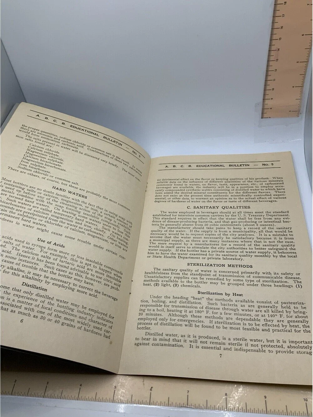 Vintage 1929-1930 ABC Carbonated Beverage Educational Bulletins & References 4pc